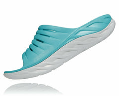Men's ORA Recovery Slide - Aquarelle / Blazing Orange