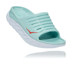 Women's ORA Recovery Slide - Eggshell Blue / White