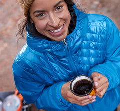 All Gender Puffy Jacket - Imperial Blue