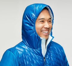 All Gender Puffy Jacket - Imperial Blue