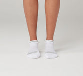 All Gender Performance No-Show Sock - White