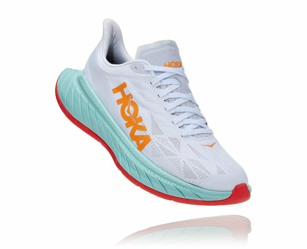 Women's Carbon X 2 - White / Blazing Orange