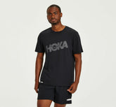 Men's Brand Tee - Black / Castlerock