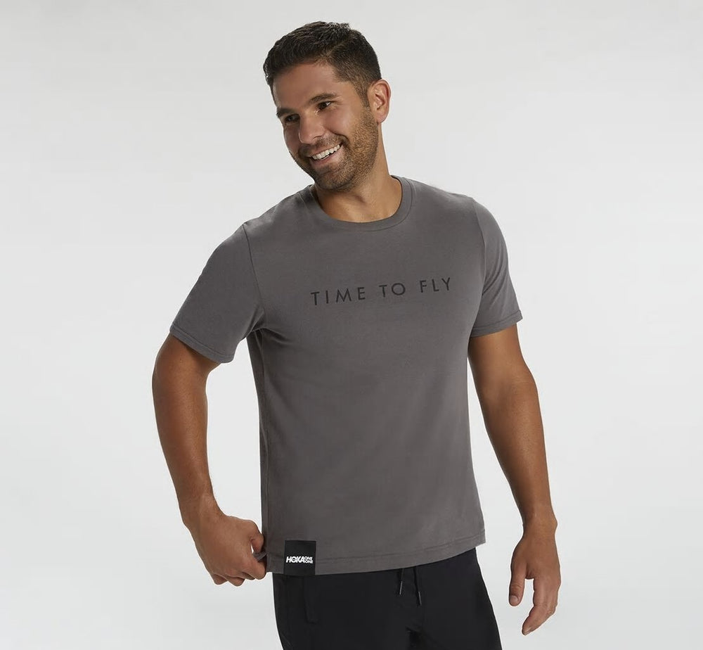 Men's Brand Tee - Charcoal