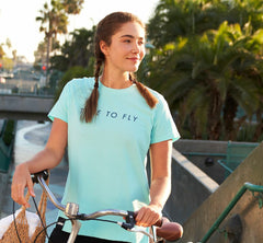 Women's Brand Tee - Blue Tint