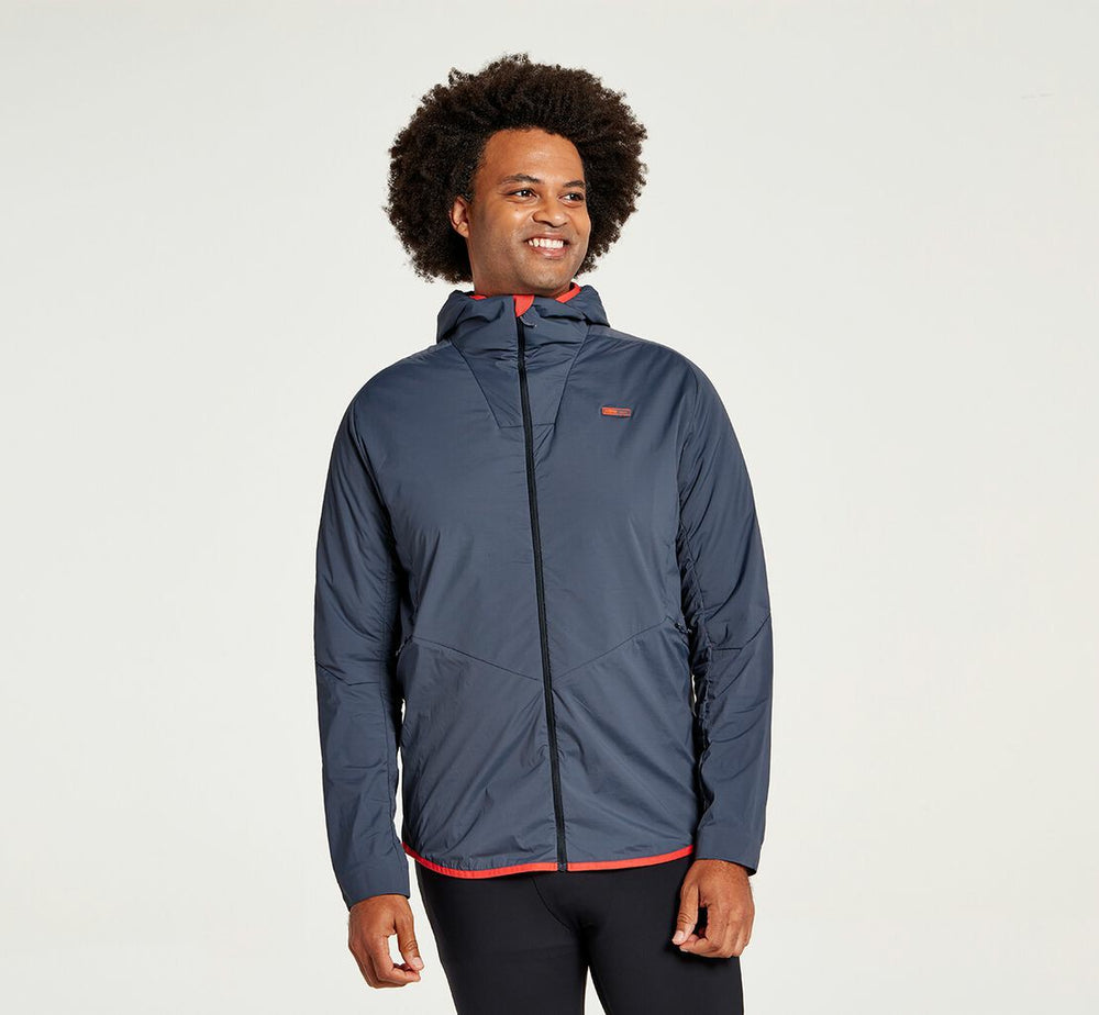 Men's Hybrid Run Jacket - Ombre Blue