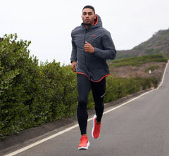 Men's Hybrid Run Jacket - Ombre Blue
