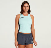 Women's Fitted Tank - Blue Tint