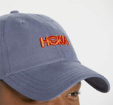 All Gender Casual Hat - Blue Grey / Vermilion Orange