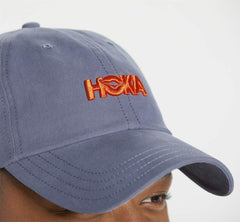 All Gender Casual Hat - Blue Grey / Vermilion Orange
