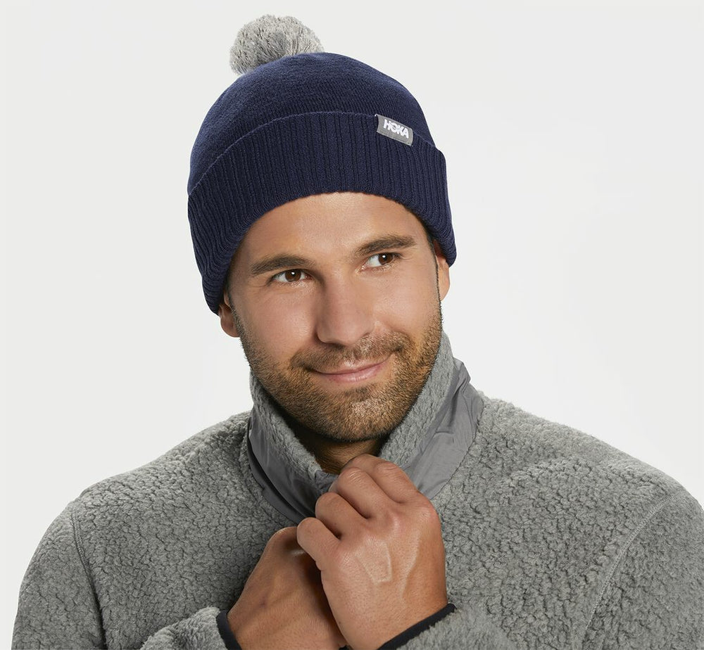 All Gender Pom Beanie - Moonlit Ocean