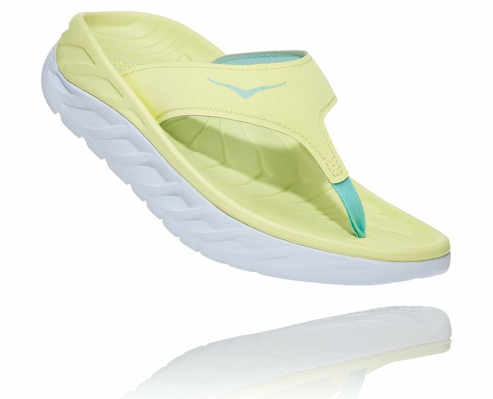 Women's ORA Recovery Flip - Luminary Green / Blue Tint