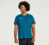 Men's Performance Short Sleeve - Moroccan Blue