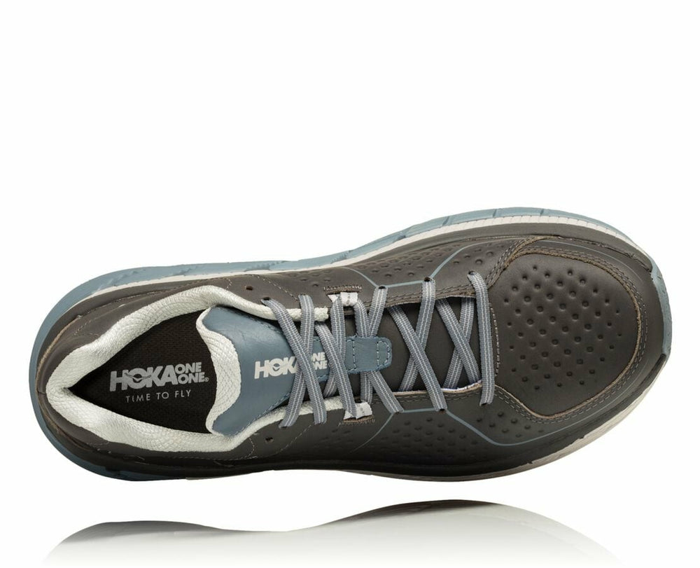 Men's Gaviota Leather - Charcoal / Tradewinds