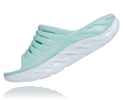 Women's ORA Recovery Slide - Eggshell Blue / White