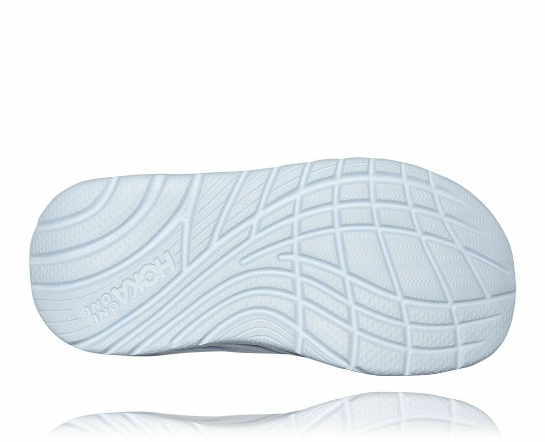 Women's ORA Recovery Slide - Eggshell Blue / White