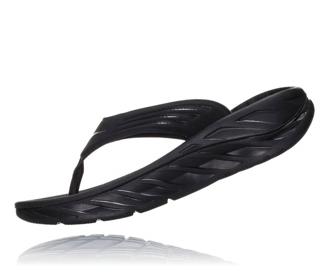 Men's ORA Recovery Flip - Black / Dark Gull Gray