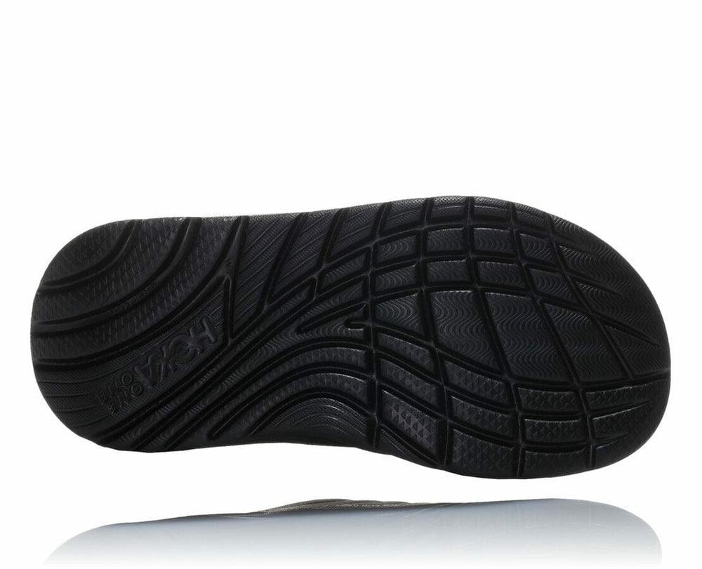 Men's ORA Recovery Flip - Black / Dark Gull Gray