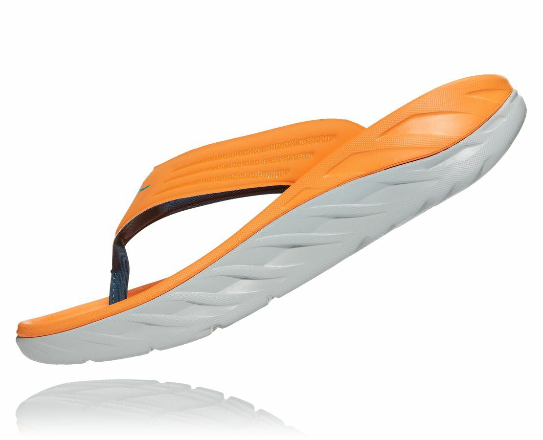Men's ORA Recovery Flip - Blazing Orange / Lunar Rock
