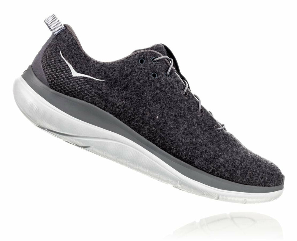 Men's Hupana Flow Wool - Dark Shadow / Charcoal Gray