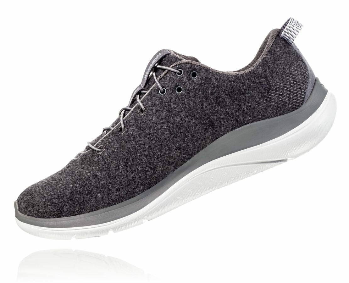 Men's Hupana Flow Wool - Dark Shadow / Charcoal Gray