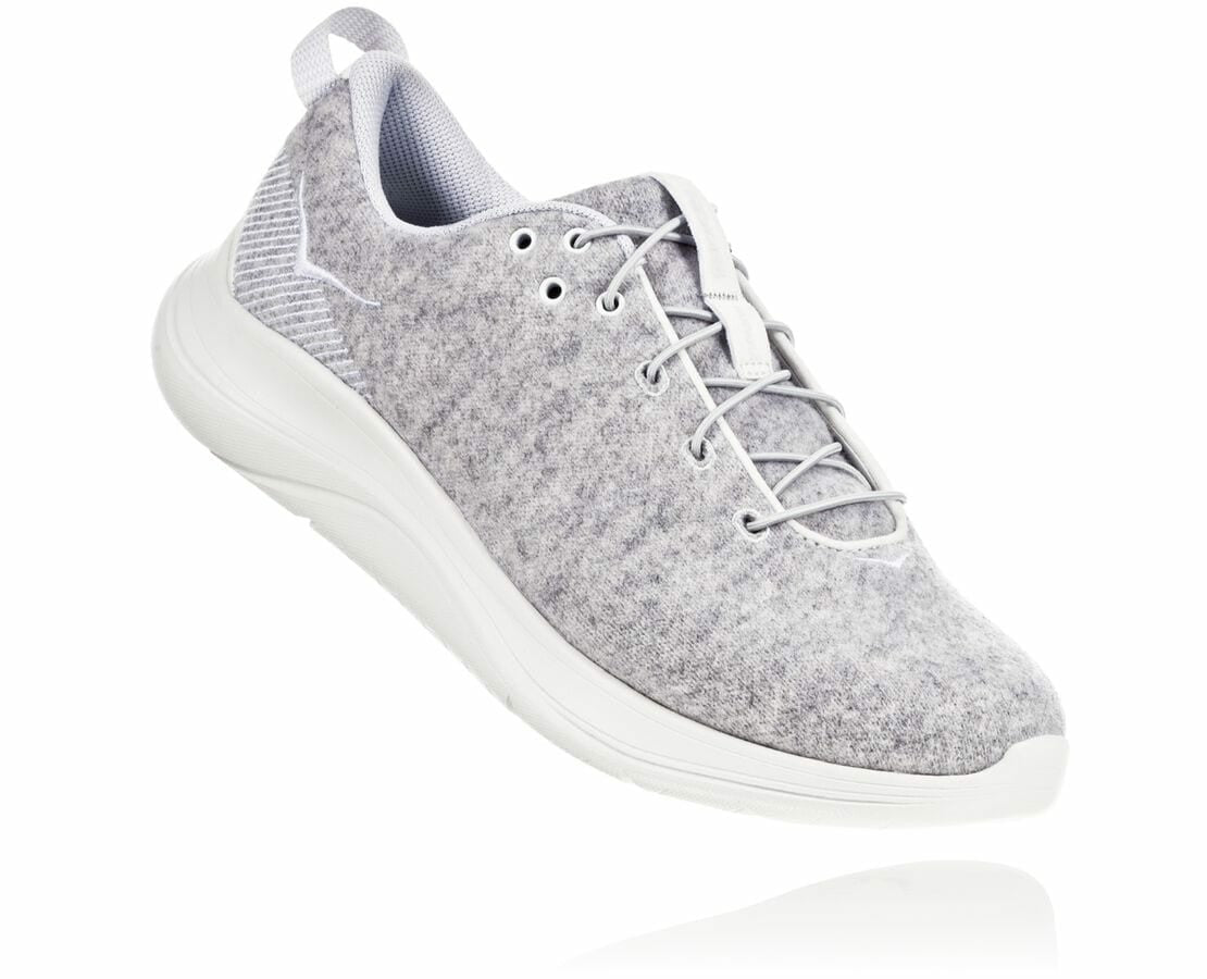 Women's Hupana Flow Wool - Lunar Rock / Blanc De Blanc