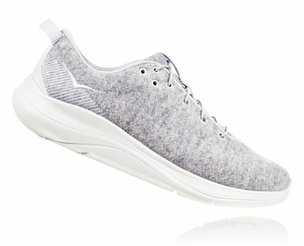 Women's Hupana Flow Wool - Lunar Rock / Blanc De Blanc