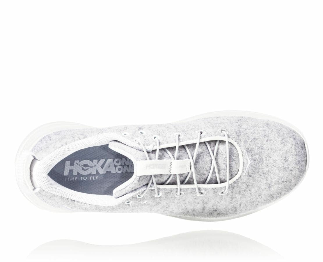 Women's Hupana Flow Wool - Lunar Rock / Blanc De Blanc