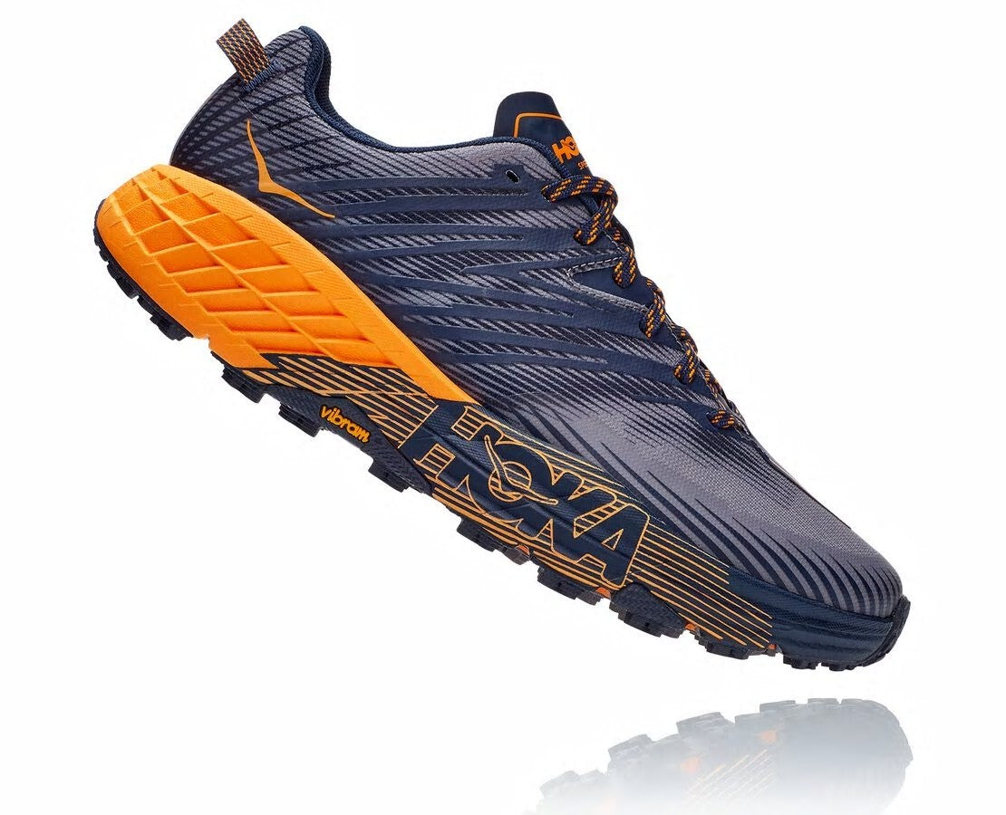 Men's Speedgoat 4 - Black Iris / Bright Marigold