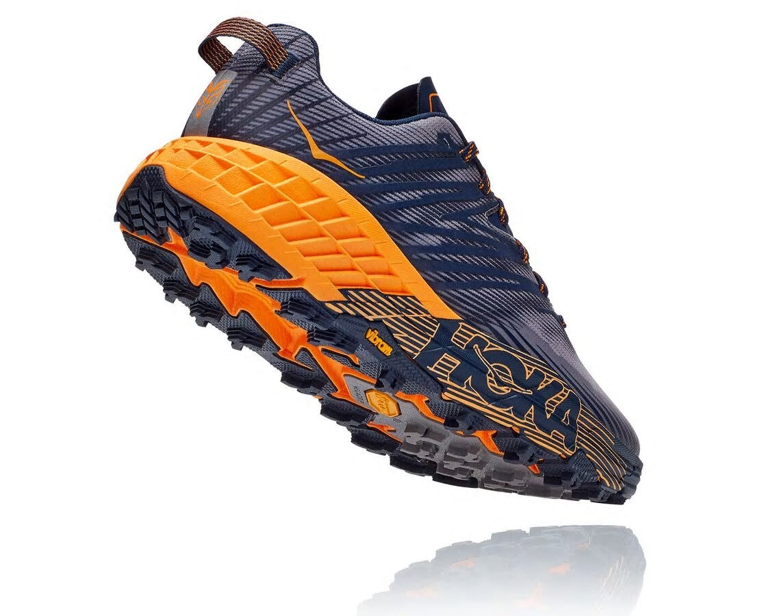 Men's Speedgoat 4 - Black Iris / Bright Marigold