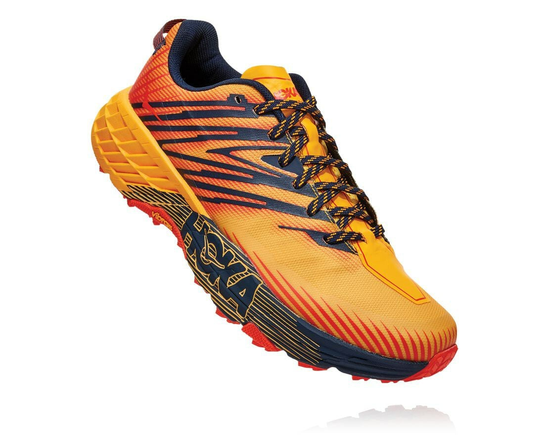 Men's Speedgoat 4 - Gold Fusion / Black Iris