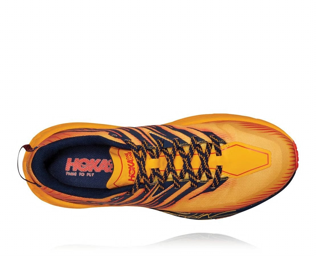 Men's Speedgoat 4 - Gold Fusion / Black Iris