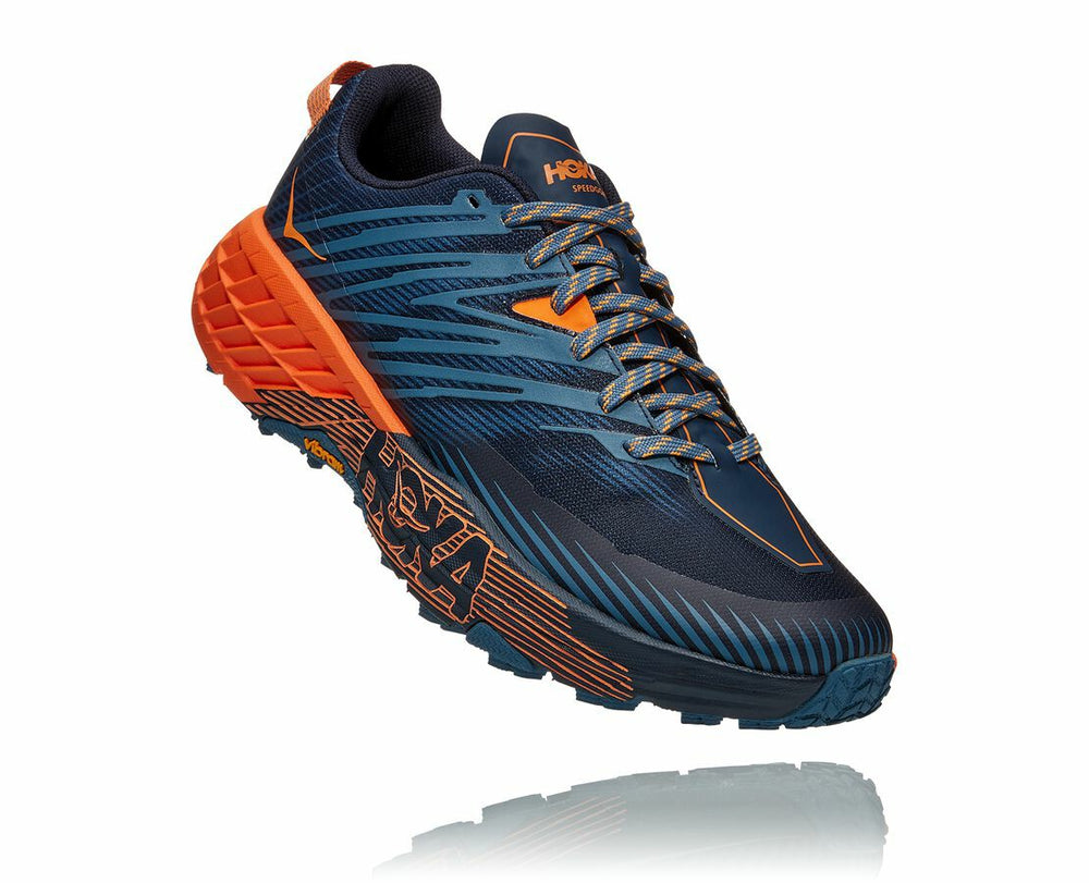 Men's Speedgoat 4 - Real Teal / Persimmon Orange