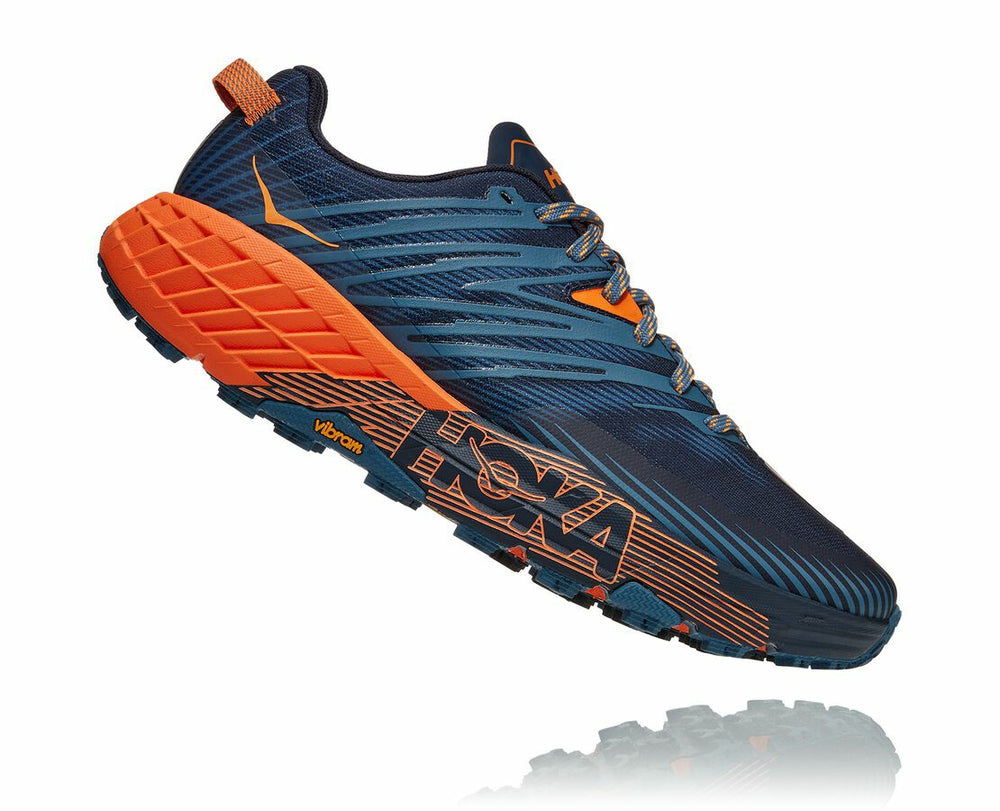Men's Speedgoat 4 - Real Teal / Persimmon Orange