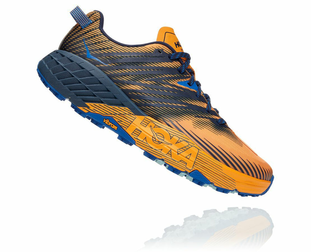 Men's Speedgoat 4 - Saffron / Black Iris