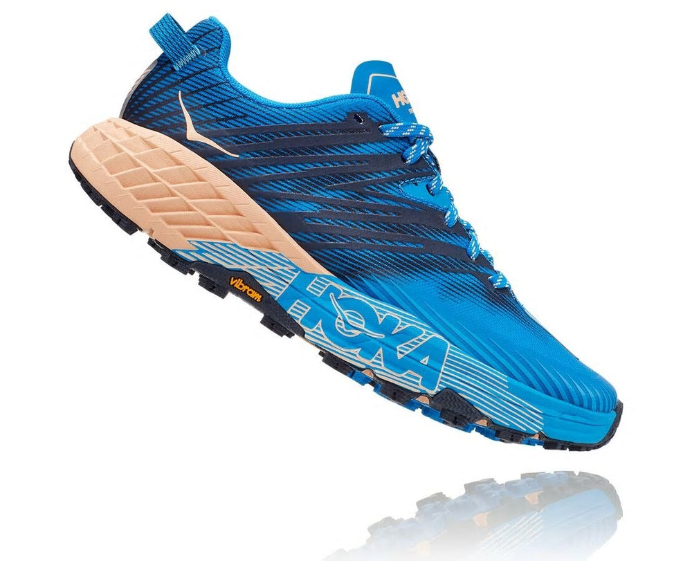 Women's Speedgoat 4 - Indigo Bunting / Bleached Apricot