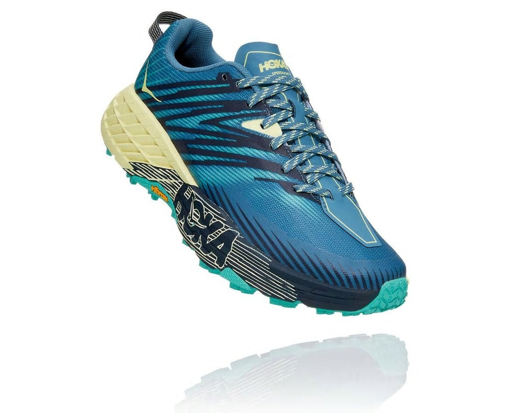 Women's Speedgoat 4 - Provincial Blue / Luminary Green