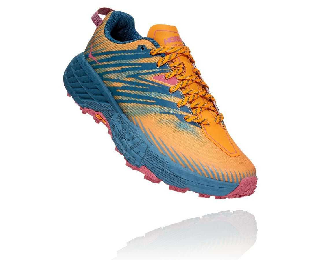 Women's Speedgoat 4 - Saffron / Provincial Blue