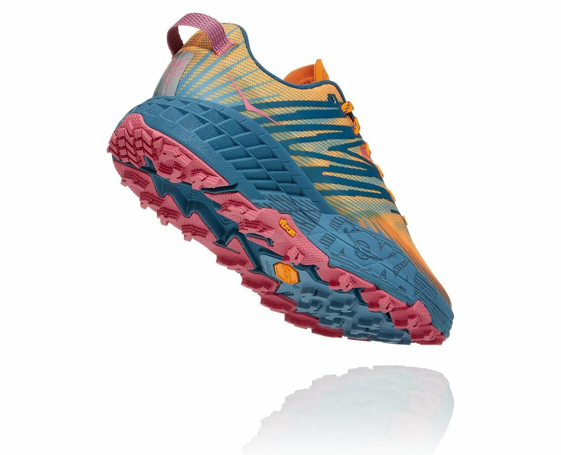 Women's Speedgoat 4 - Saffron / Provincial Blue