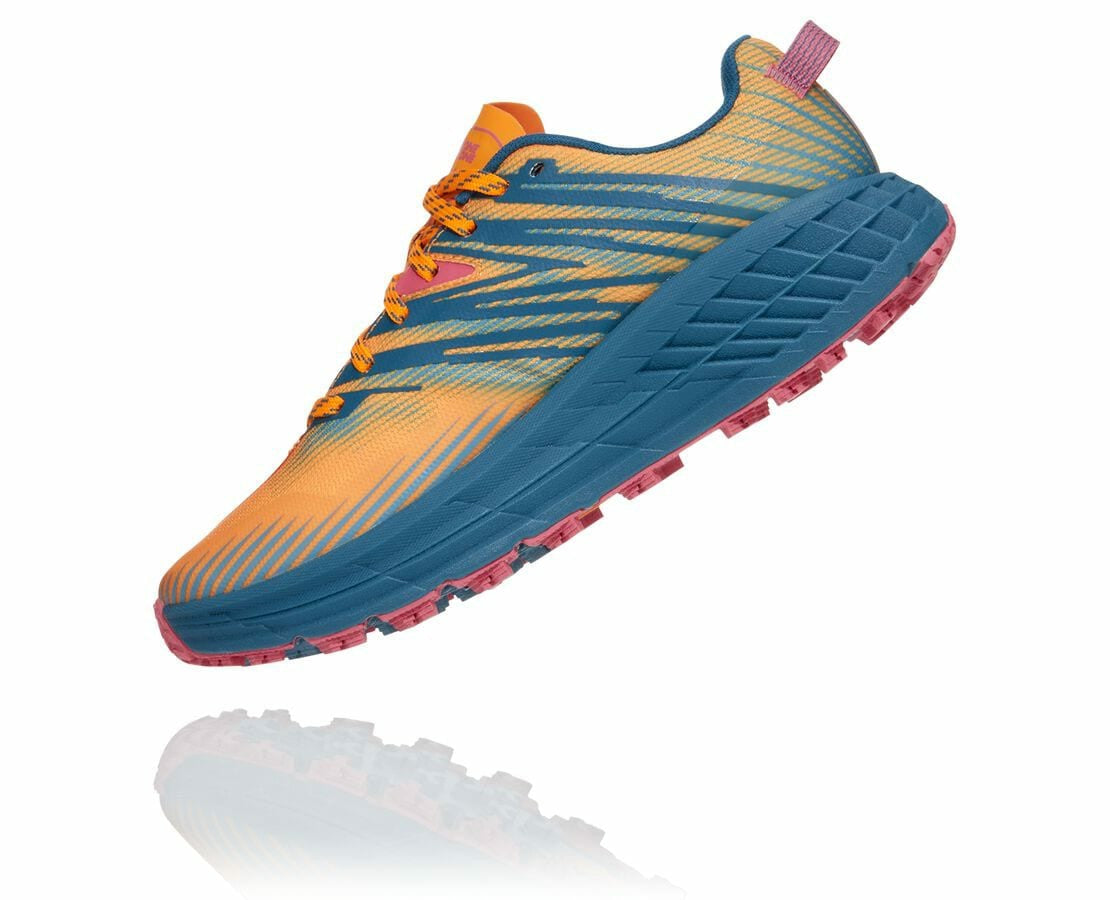 Women's Speedgoat 4 - Saffron / Provincial Blue