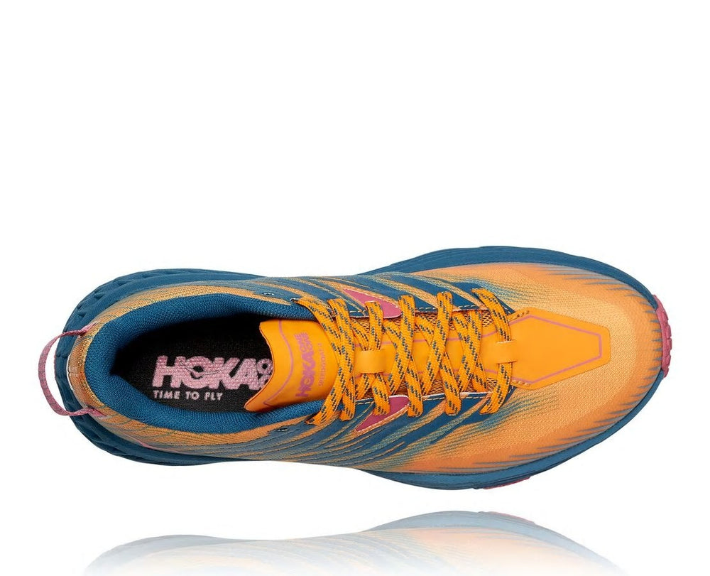 Women's Speedgoat 4 - Saffron / Provincial Blue