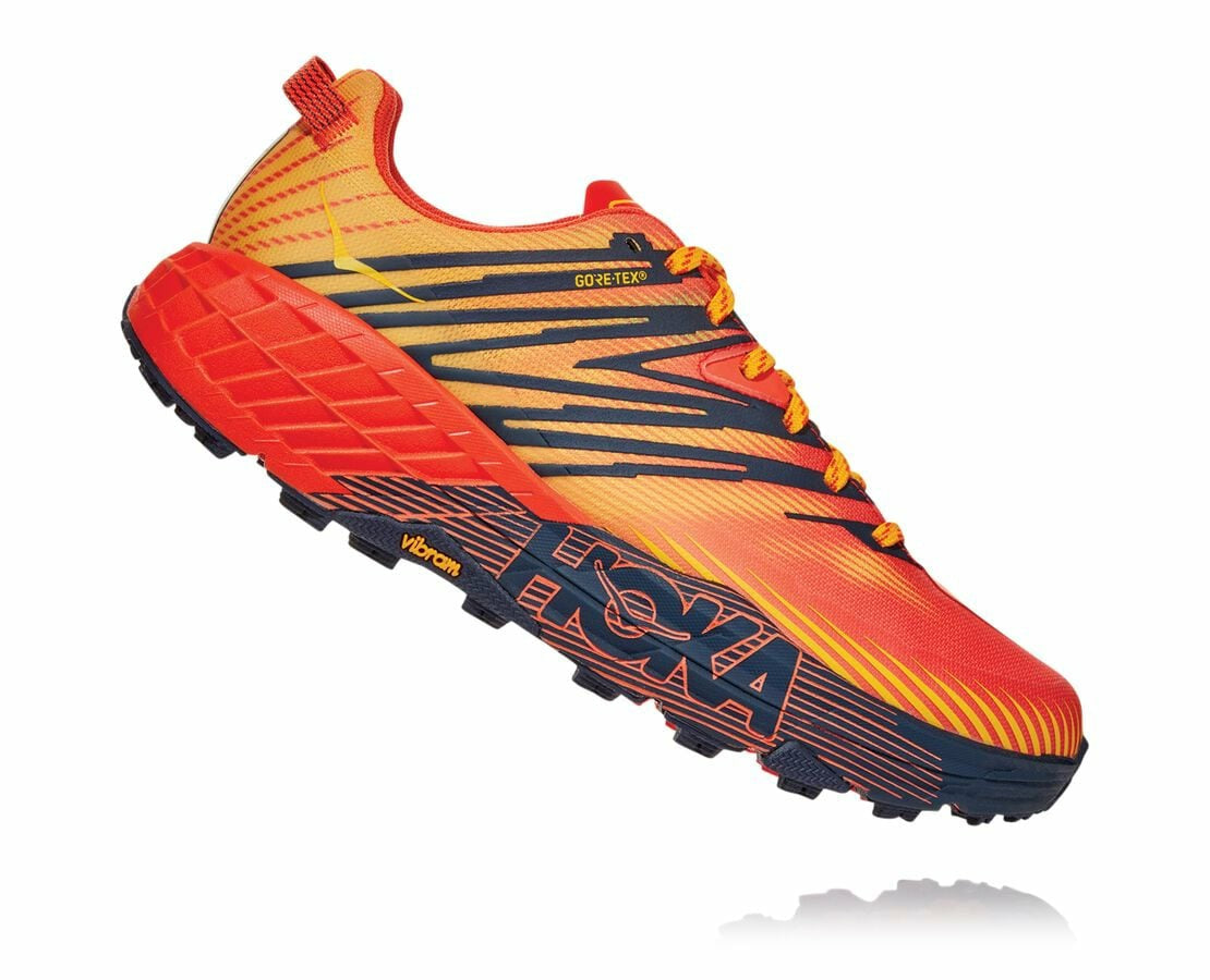 Men's Speedgoat 4 GORE-TEX - Mandarin Red / Gold Fusion