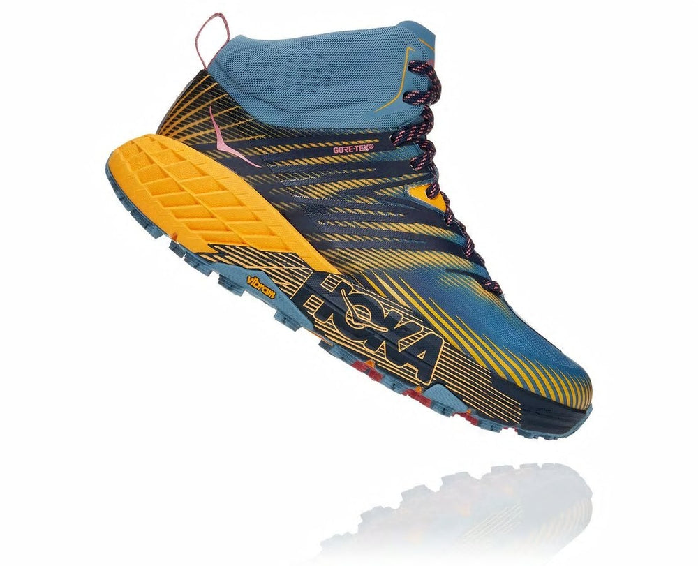 Women's Speedgoat Mid GORE-TEX 2 - Provincial Blue / Saffron