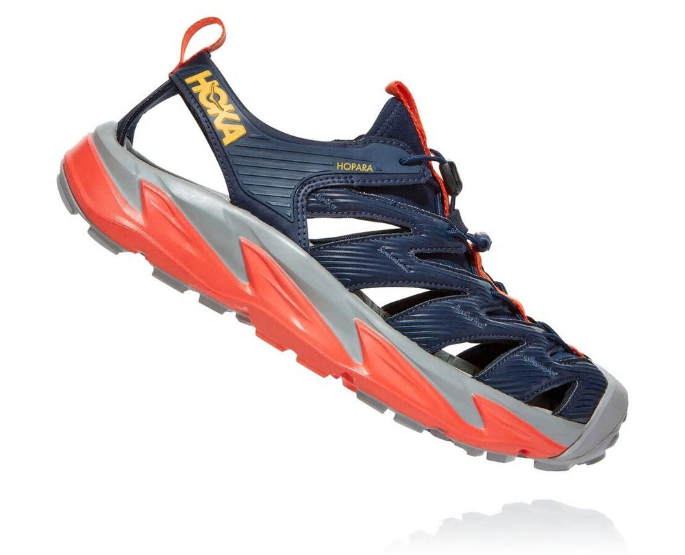 Men's Hopara - Black Iris / Mandarin Red