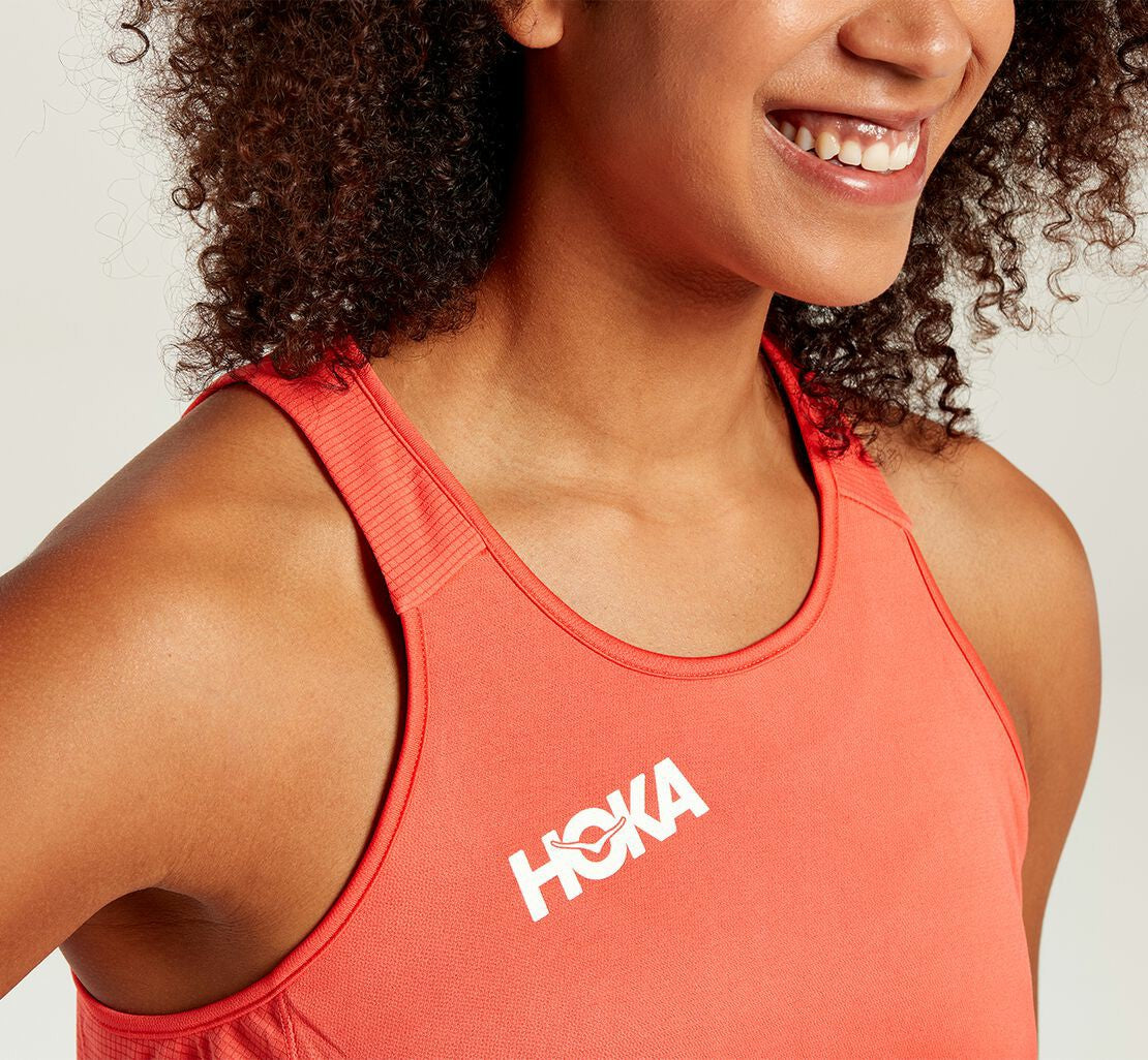 Women's Performance Tank - Hot Coral