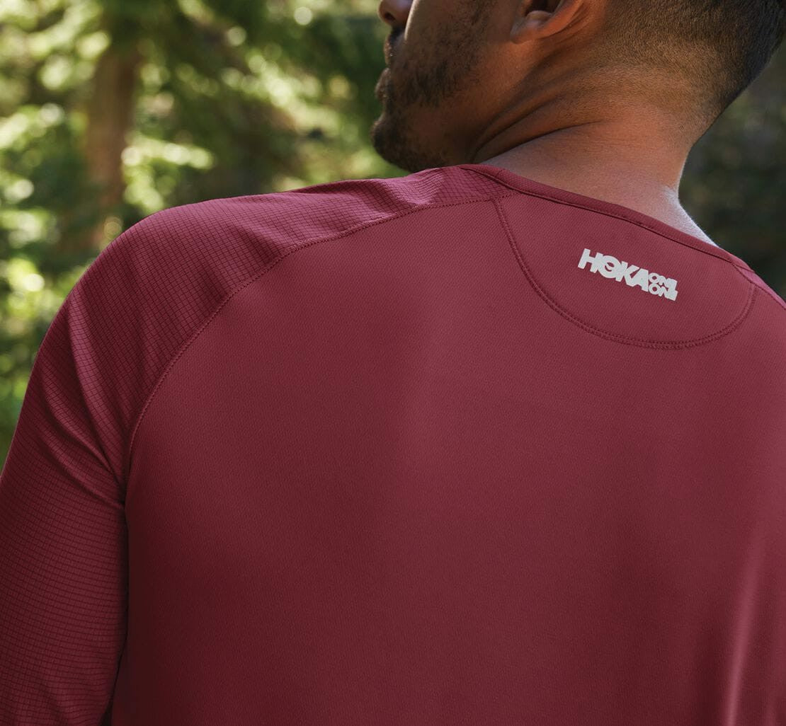 Men's Performance Long Sleeve - Cordovan