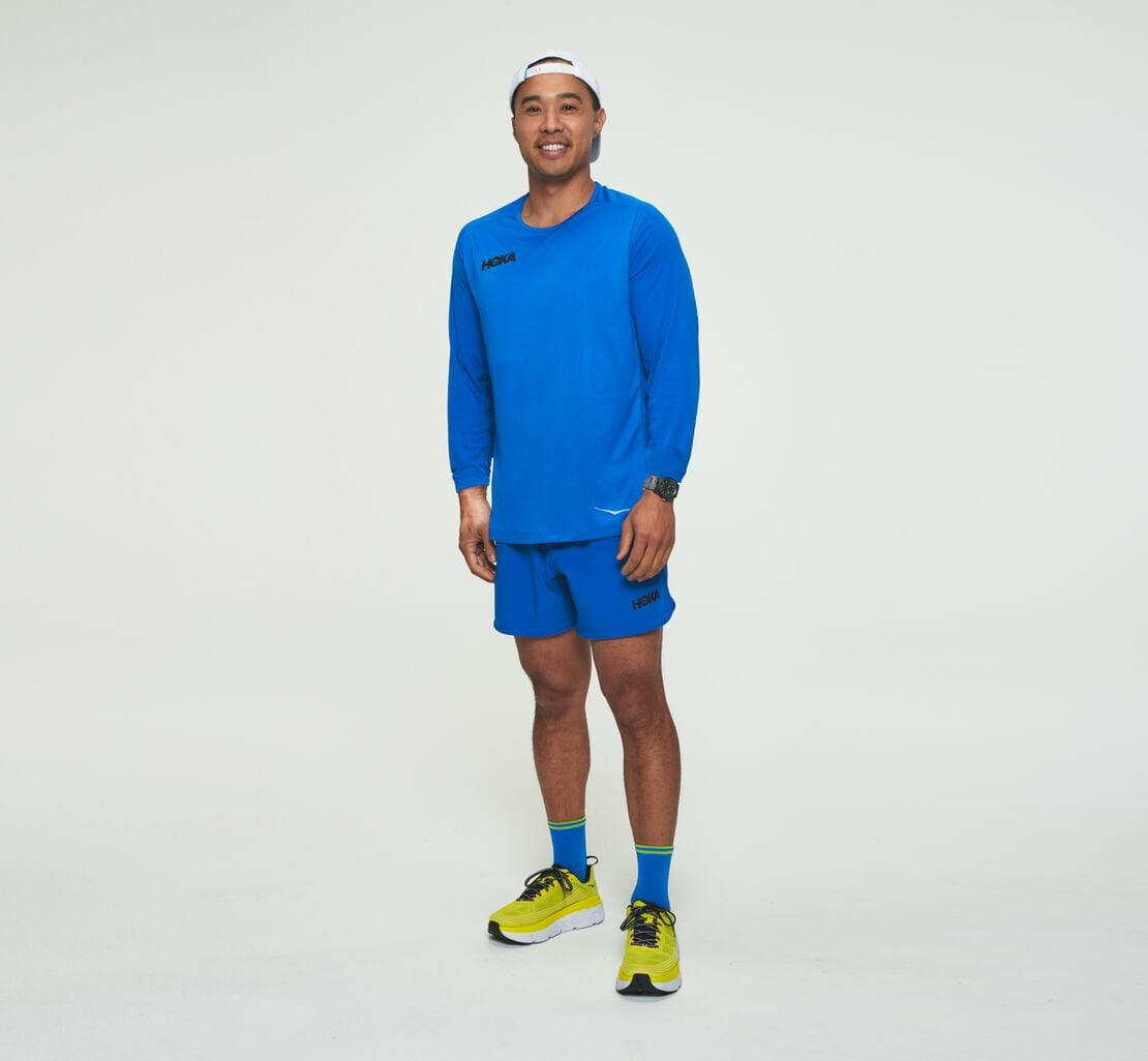 Men's Performance Long Sleeve - Imperial Blue