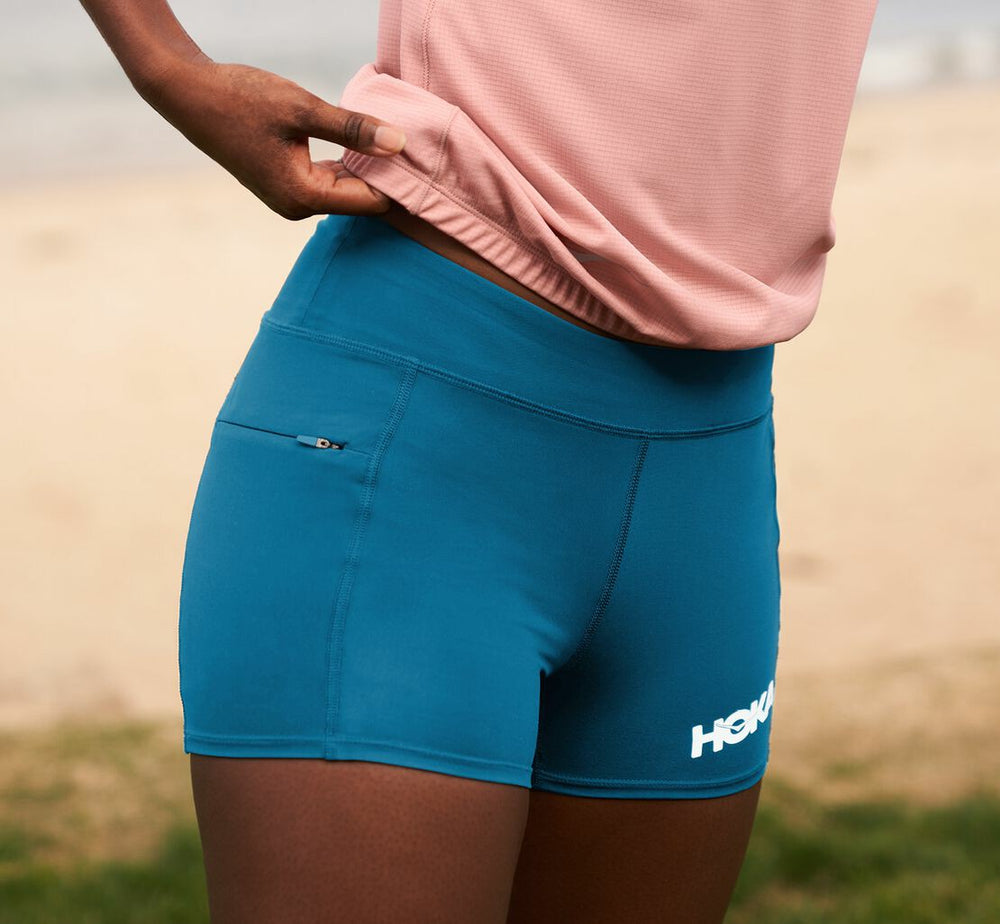Women's Performance Knit 3" Short - Moroccan Blue