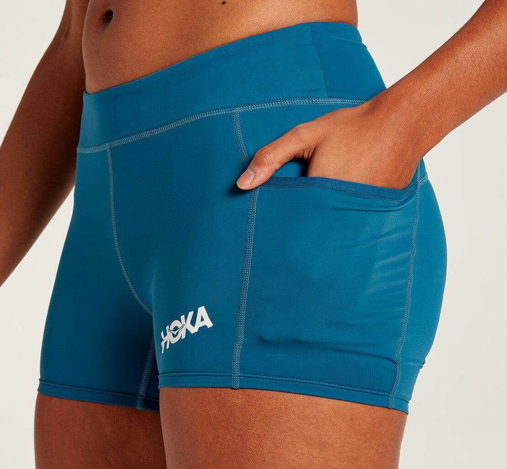 Women's Performance Knit 3" Short - Moroccan Blue