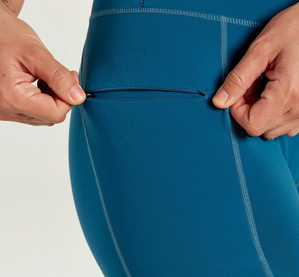 Women's Performance Crop Tight - Moroccan Blue